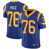 Nike Los Angeles Rams #76 Orlando Pace Royal Blue Alternate NFL Vapor Untouchable Limited Jersey,baseball caps,new era cap wholesale,wholesale hats